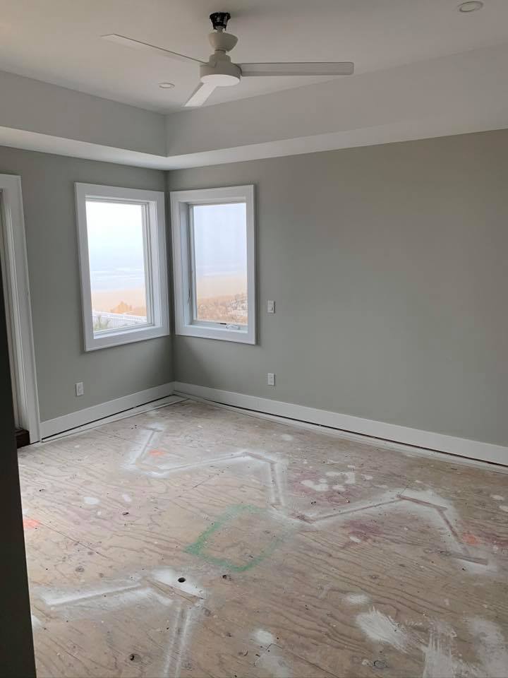 New Oceanfront Home Construction SPG Paint and Stain Surf City Ocean Front LBI Long Beach Island Custom Home Paint Power Wash