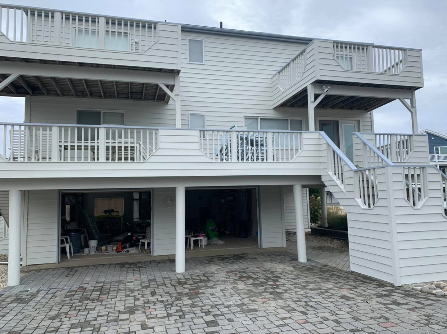 LBI  Best IPE Painter Power Wash SPG Paint and Stain Long Beach Island painter Brant Beach exterior cedar wood refinish