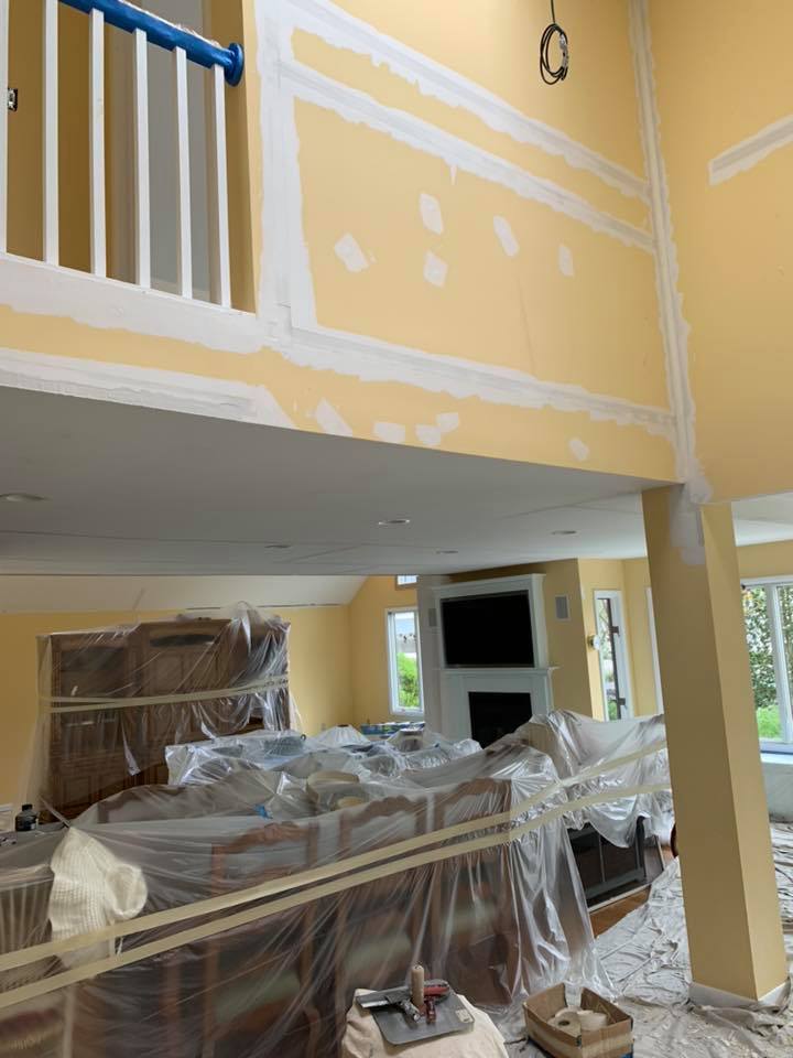 Drywall Repair House Painting Loveladies LBI Long Beach Island Power wash SPG Paint and Stain Harvey Cedars Interior Paint