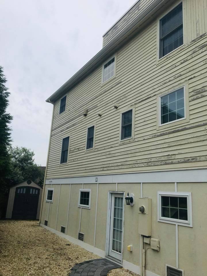 Cedar Siding House Painting SPG Paint and Stain Beach Haven Painters LBI Harvey Cedars