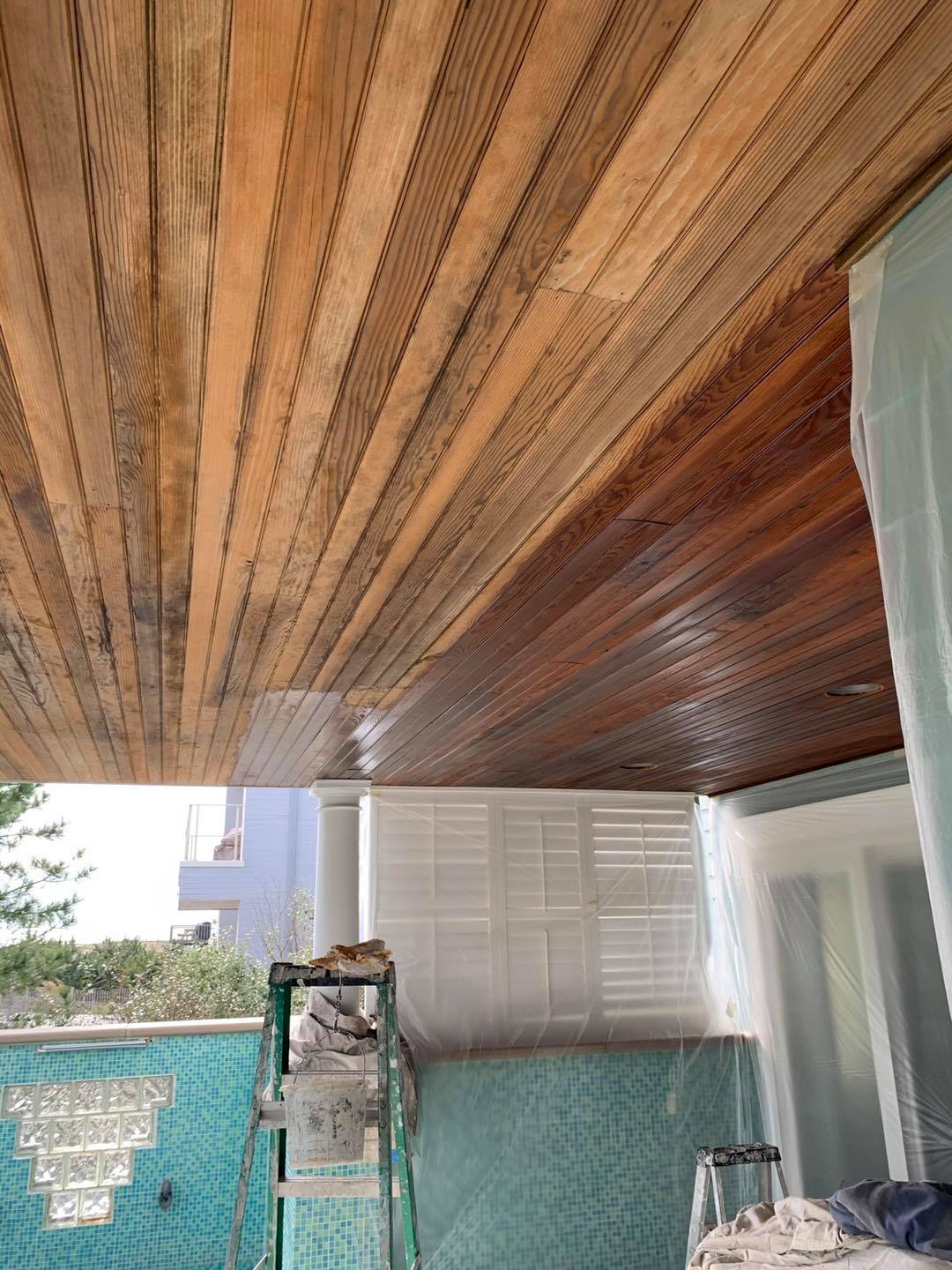 Beach Haven Cedar Siding Power Wash SPG Paint and Stain best interior exterior painter in Ocean County New Jersey