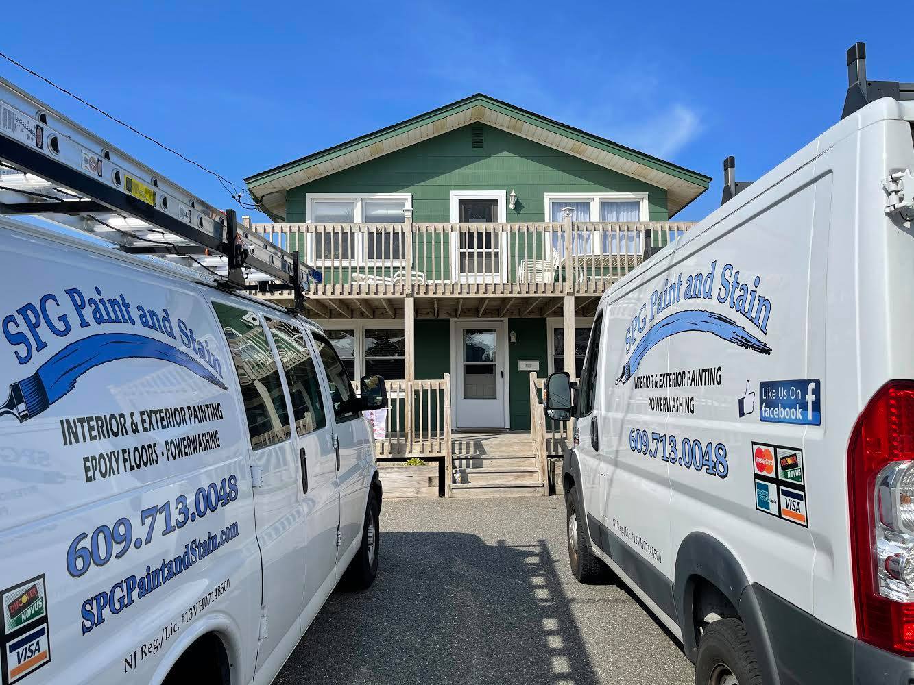SPG Paint and Stain best local painter LBI Manahawkin Beach Haven West Barnegat Light Ship Bottom Harvey Cedars Beach Haven Holgate Loveladies spackle repair drywall popcorn ceiling removal