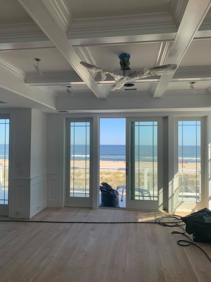 House painting interior custom surf city Cedar Shake Siding House Painting SPG Paint and Stain Barnegat Light Painters LBI Harvey Cedars