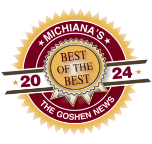 A logo for michiana 's best of the best