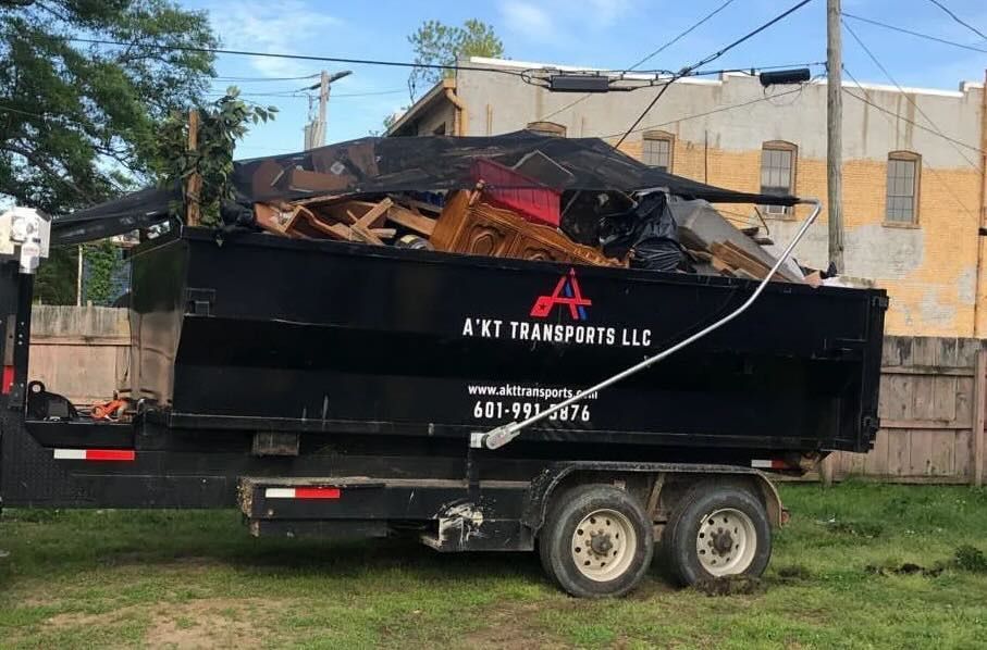 A photo of one of several dumpster sizes available from Dumpster Rental Jackson.