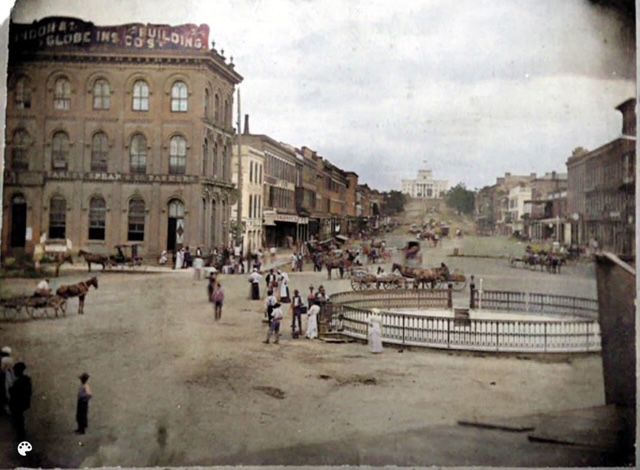 Court Square in downtown Montgomery, Alabama.