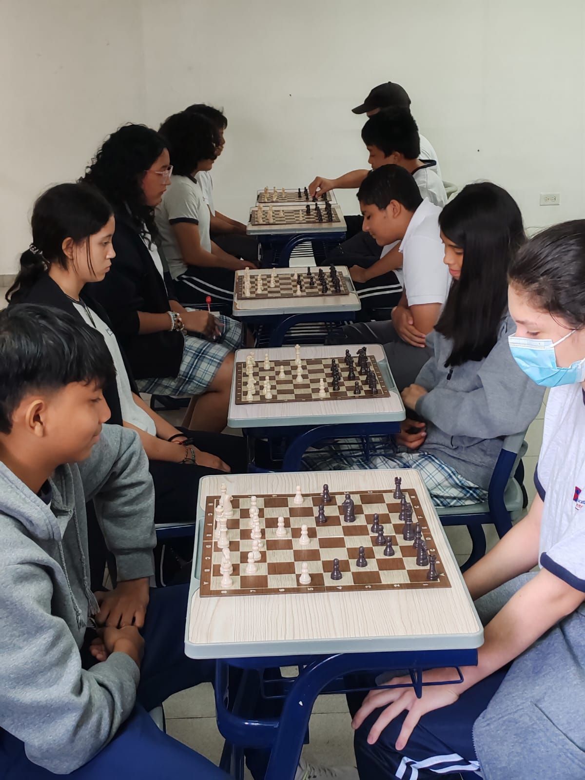 Torneo escolar de ajedrez entre estudiantes del CEI Montessori 