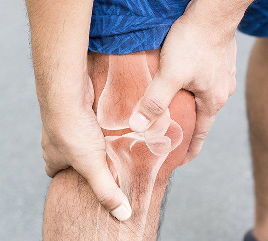 Man Holding His Knee — Bethlehem, PA — Salib Oncology