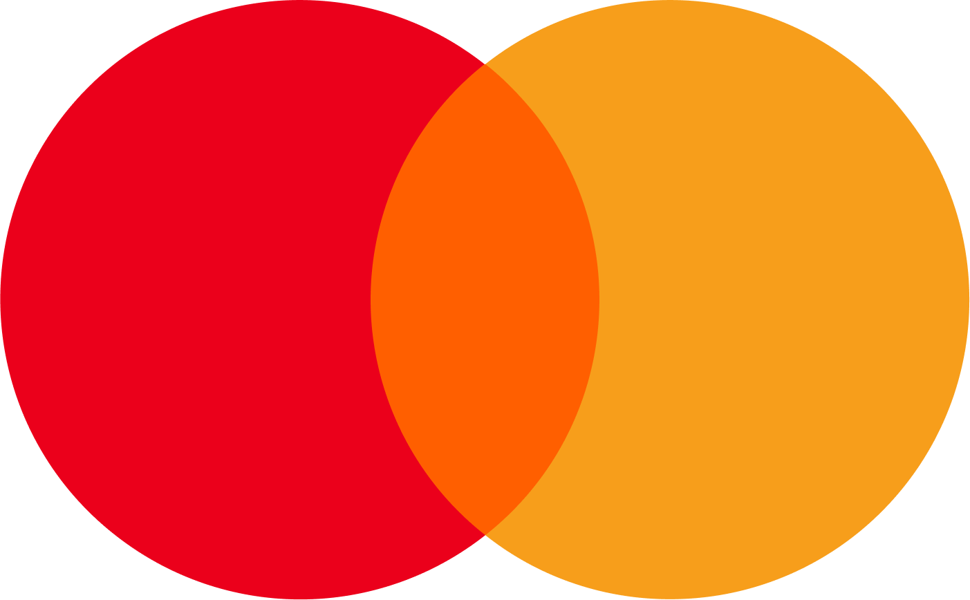 A red and orange circle on a white background.