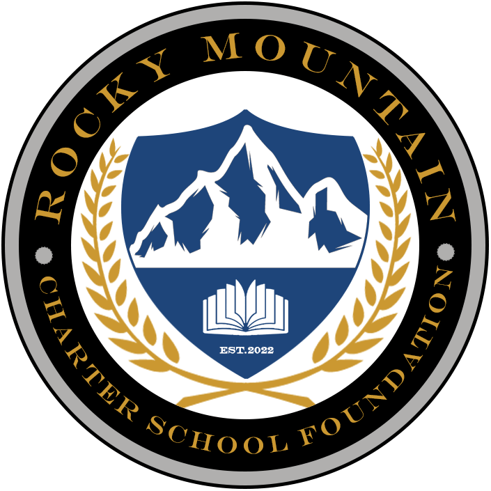 circular logo for Rocky Mountain School Foundation