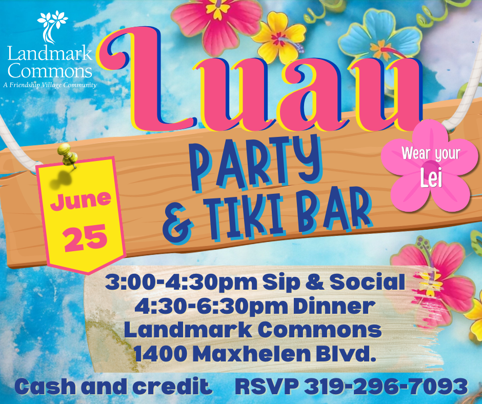 bright pink Luau lettering with board and flowers