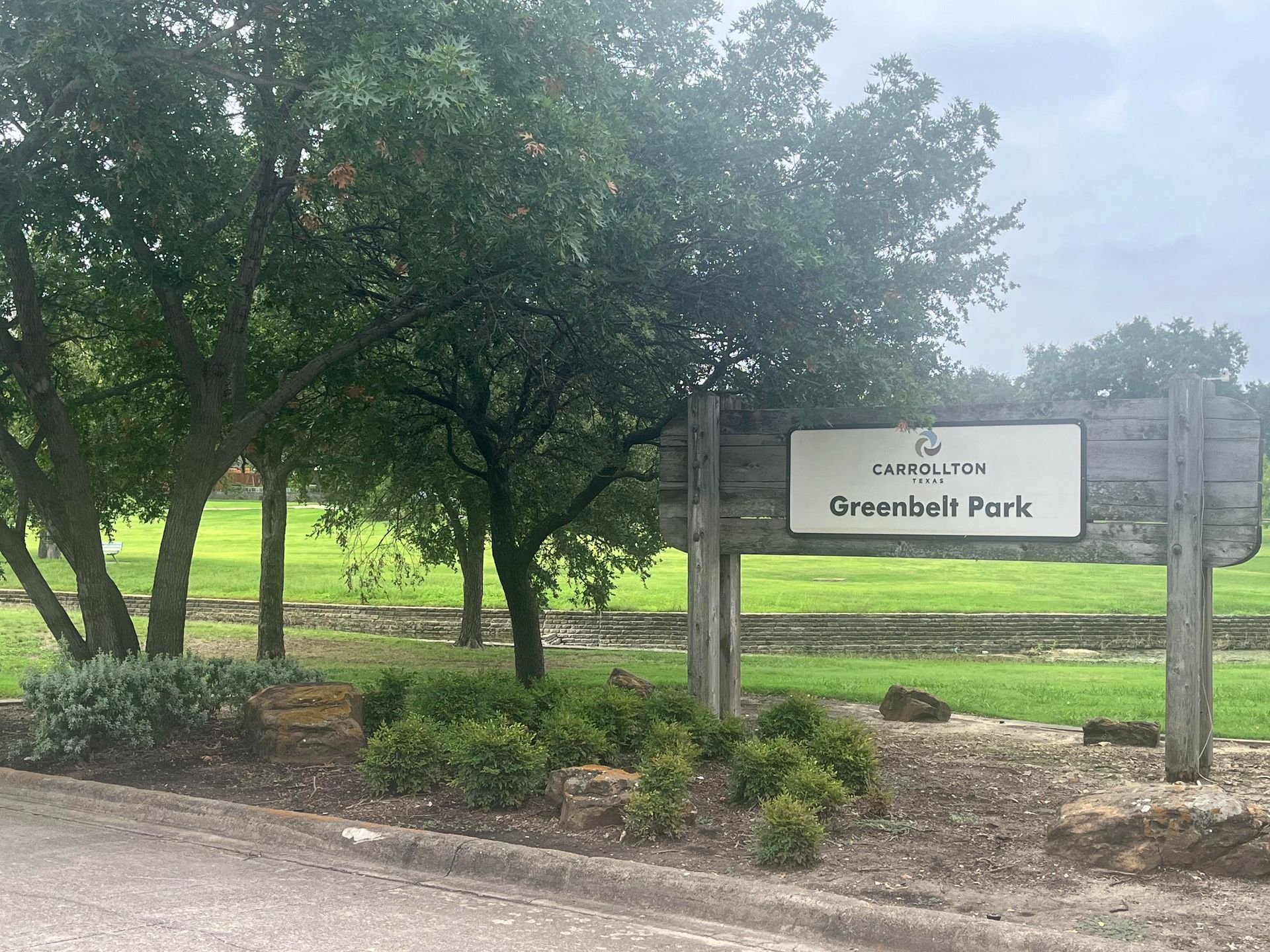 greenbelt in Carrollton, TX