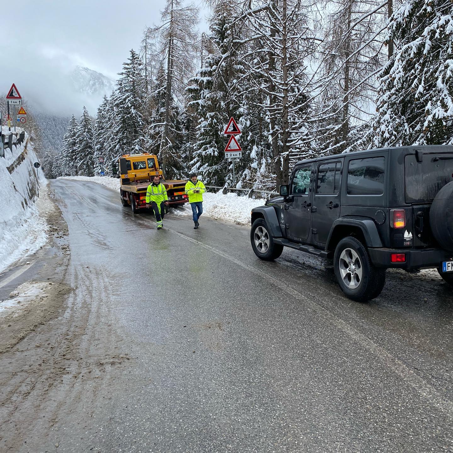 recupero mezzo fuori strada