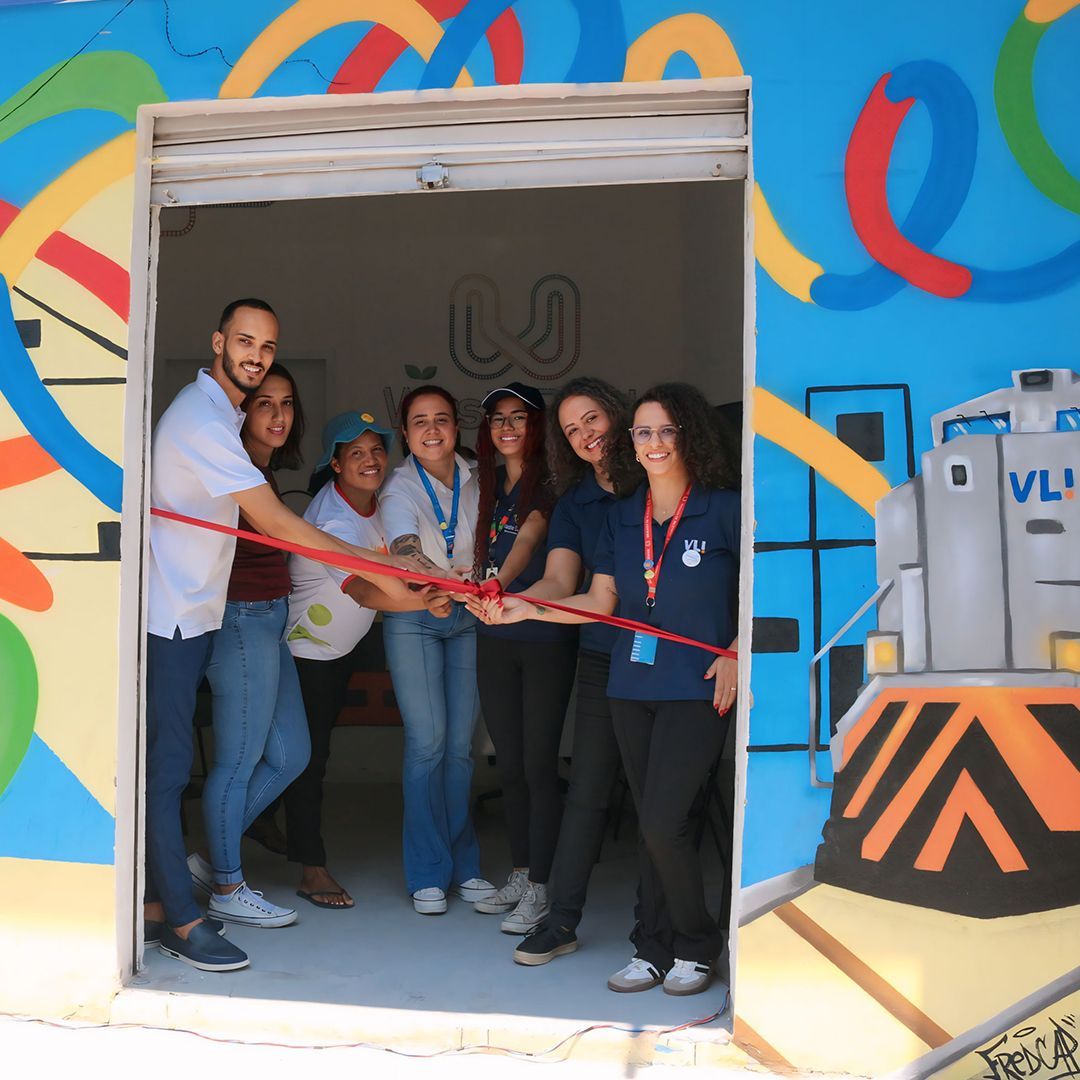 fachada espaço novo trilho wastebank em porto franco ma
