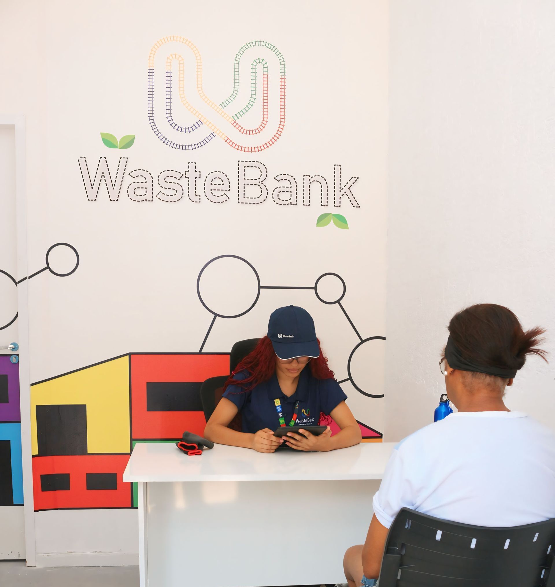 interior espaço novo trilho wastebank em betim
