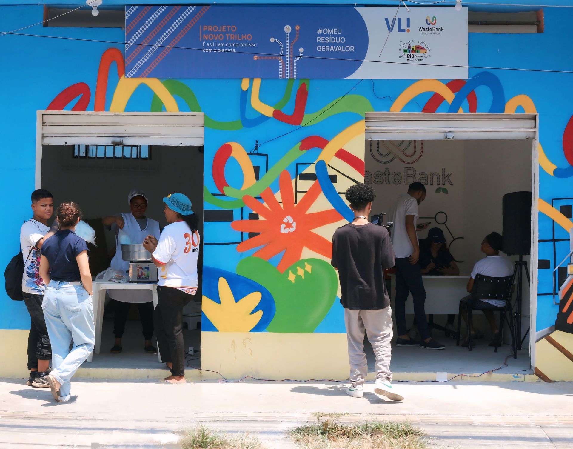 interior espaço novo trilho wastebank imperatriz ma