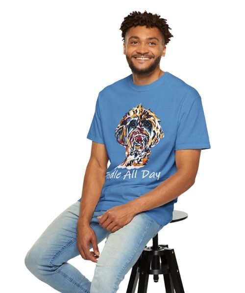 Doodle Dog Tee Shirts for Men and Women