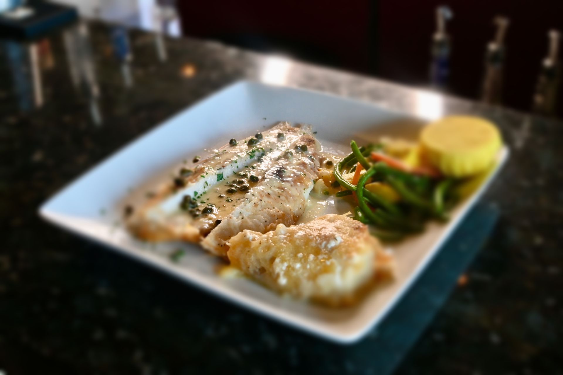 Chef's daily offerings at Chez Pierre Bistro. Ask about our Daily Specials and Fresh Fish of the Day. always wild-caught, never farmed.
 Each preparation reflects the season, the market, and Chef Pierre’s creative inspiration.