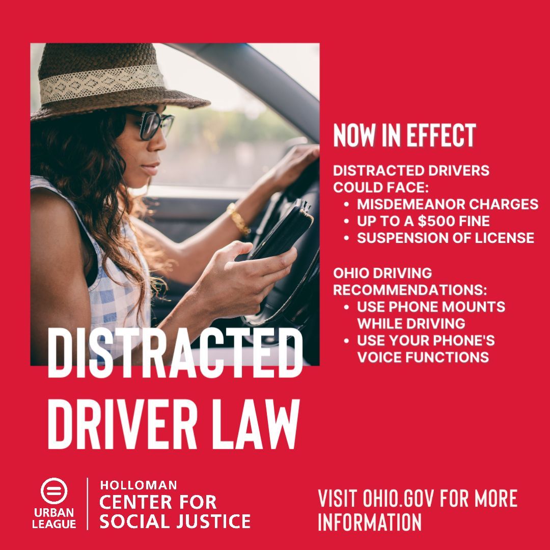 Ohio Distracted Driving Law