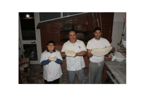 pizzaioli del ristorante all'opera