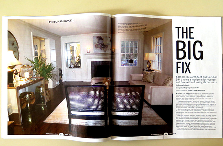 A magazine is open to a page that says the big fix