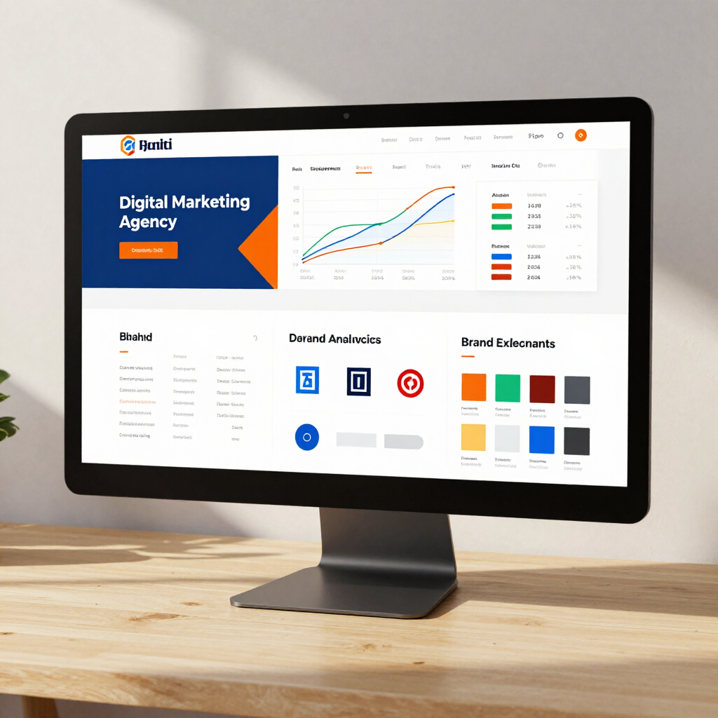 Website design mockup