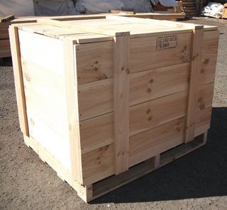 timber pallet and cases