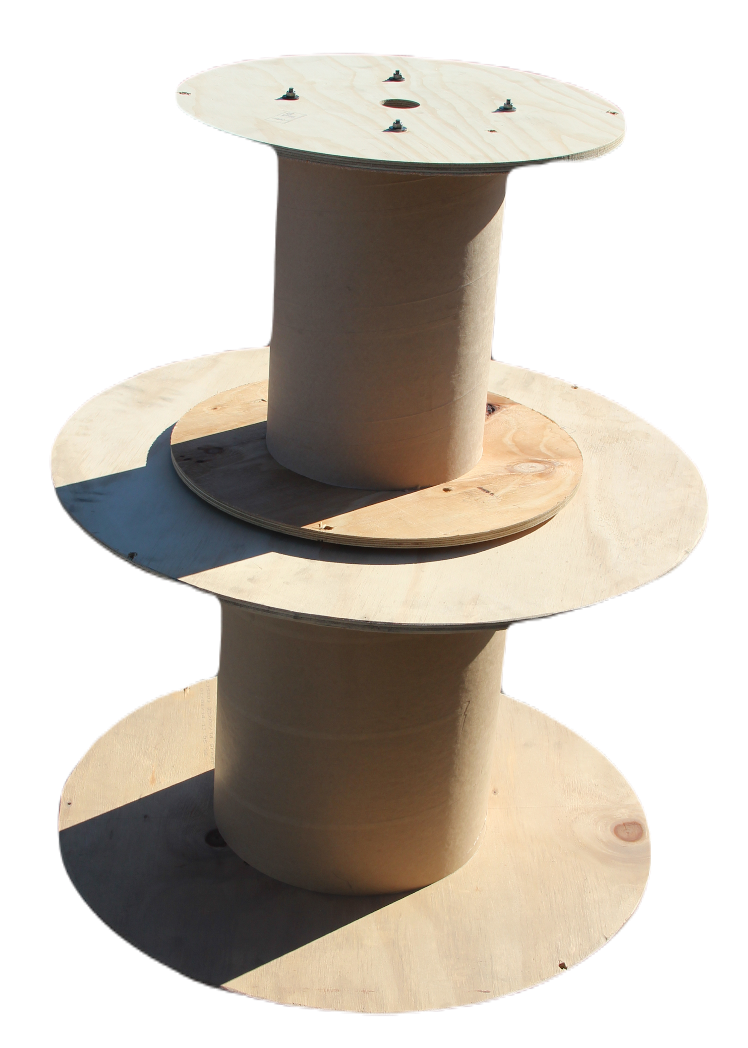 wooden cable reels