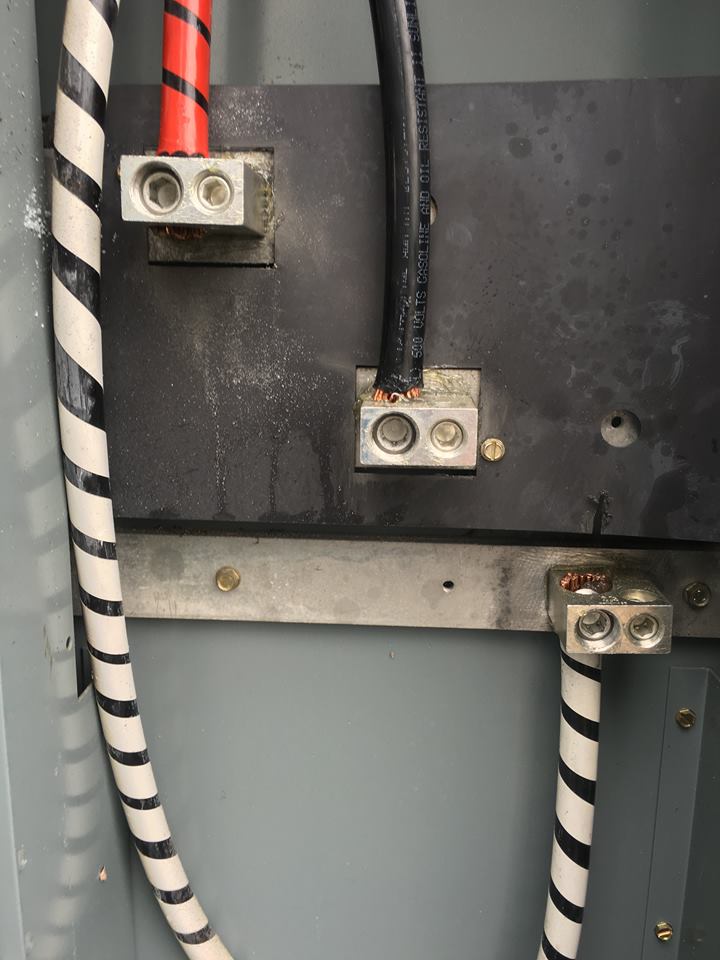 Water Damaged 300 Amp Service Conductors — East Brunswick, NJ — Diamond Electric Services