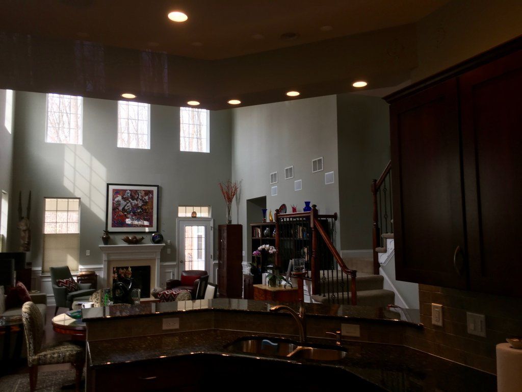 Recessed Lights Over Counter Top Seating Area — East Brunswick, NJ — Diamond Electric Services