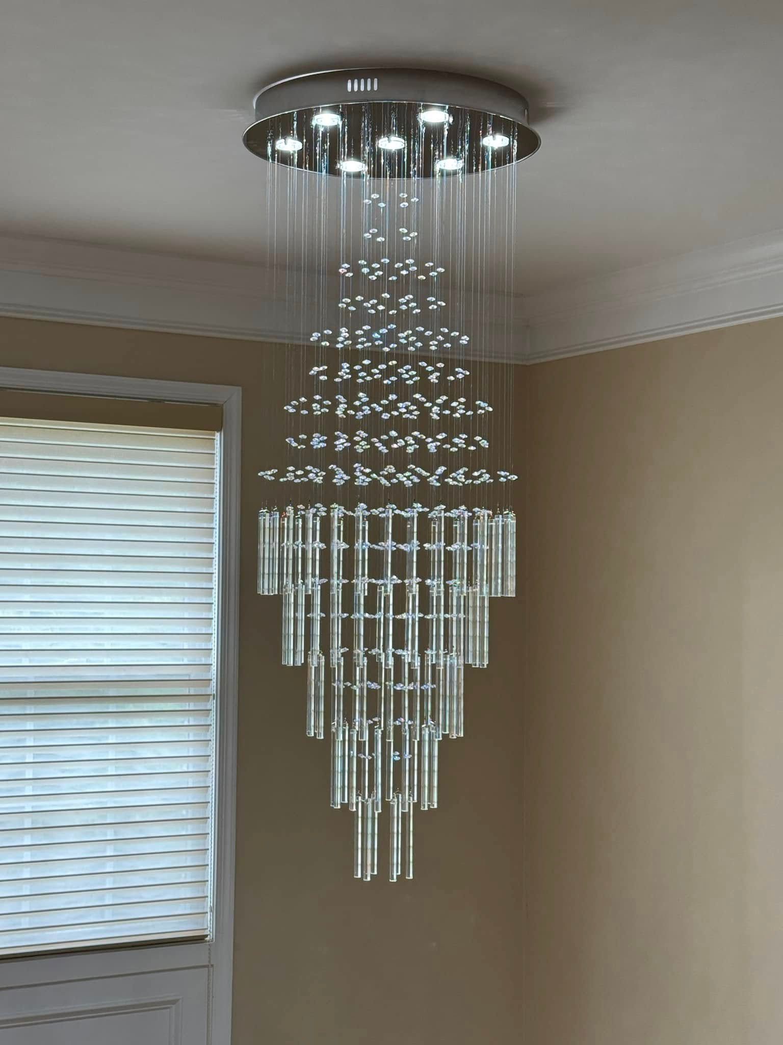 Two Men Installing a TV — East Brunswick, NJ — Diamond Electric Services