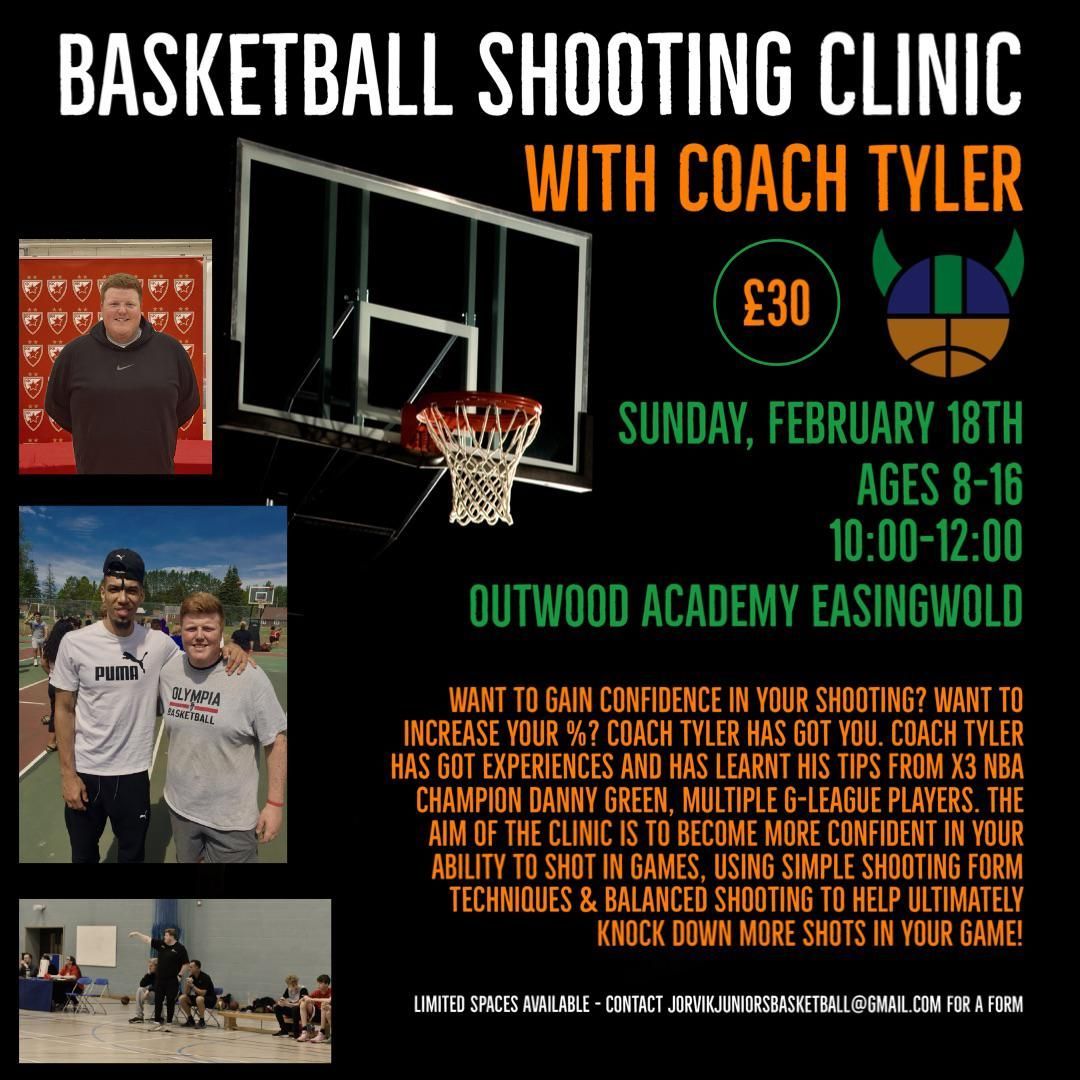 Basketball Shooting Clinic with Jorvik Juniors Basketball