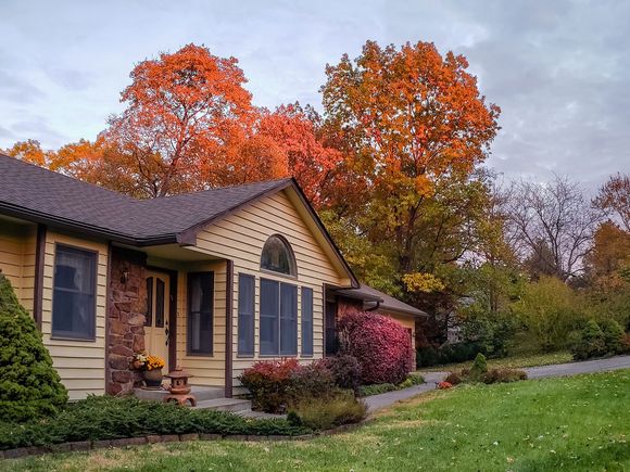 Beautiful House In Autumn Season — Holmdel, NJ — Gerstel Homes
