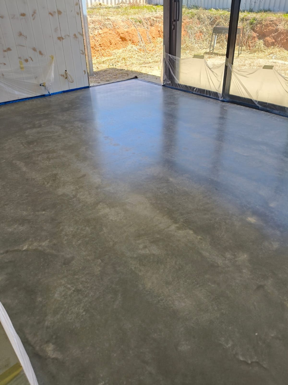 Sleek Burnished polished concrete finish Augusta Western Australia