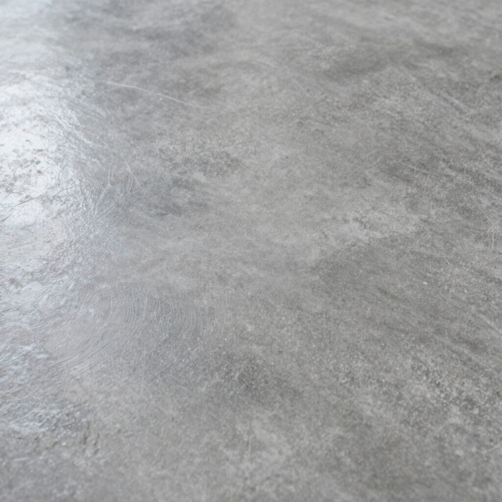 Gray concrete surface with varying shades and textures.