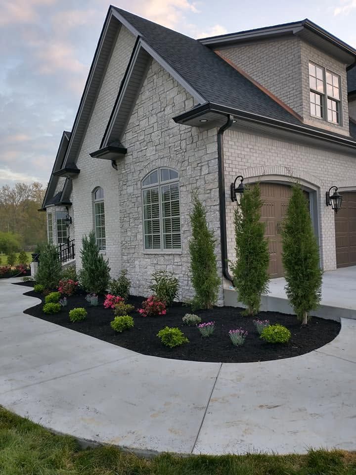 residential flower bed