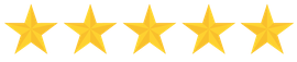 Five gold stars in a row.