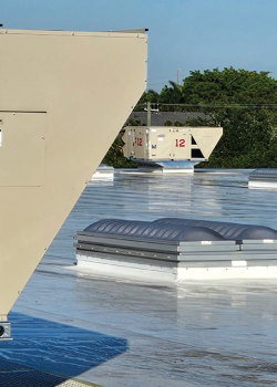 Rooftop with HVAC Units