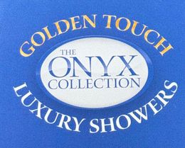 Logo for The Onyx Collection Luxury Showers, with