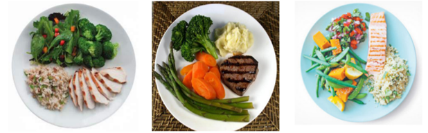 Protein and Vegetables on Plates | Growlife Medical