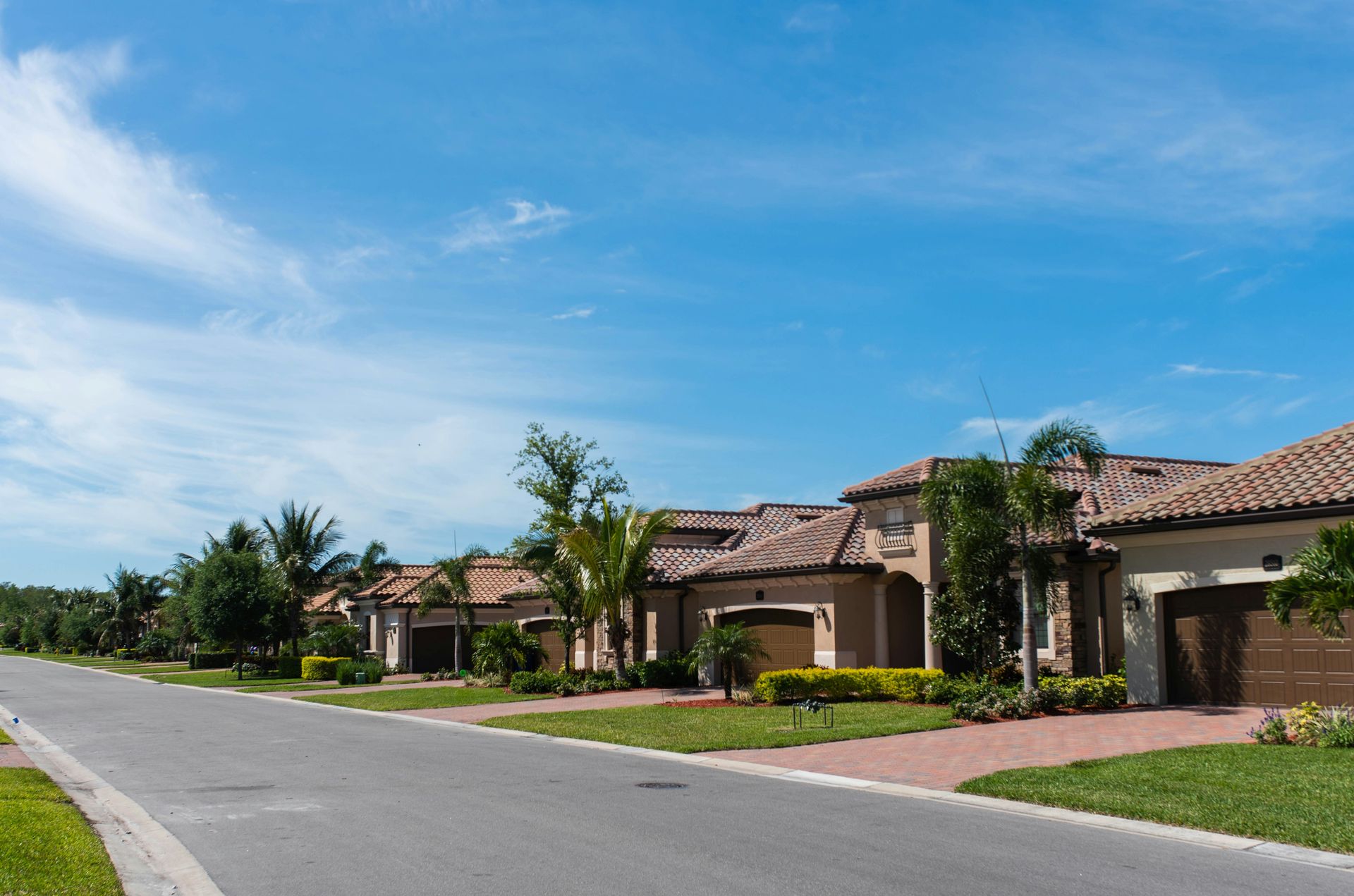 Neighborhood in Kendall Florida we handle all the landscaping services for.