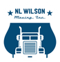 NL Wilson Moving white and blue logo