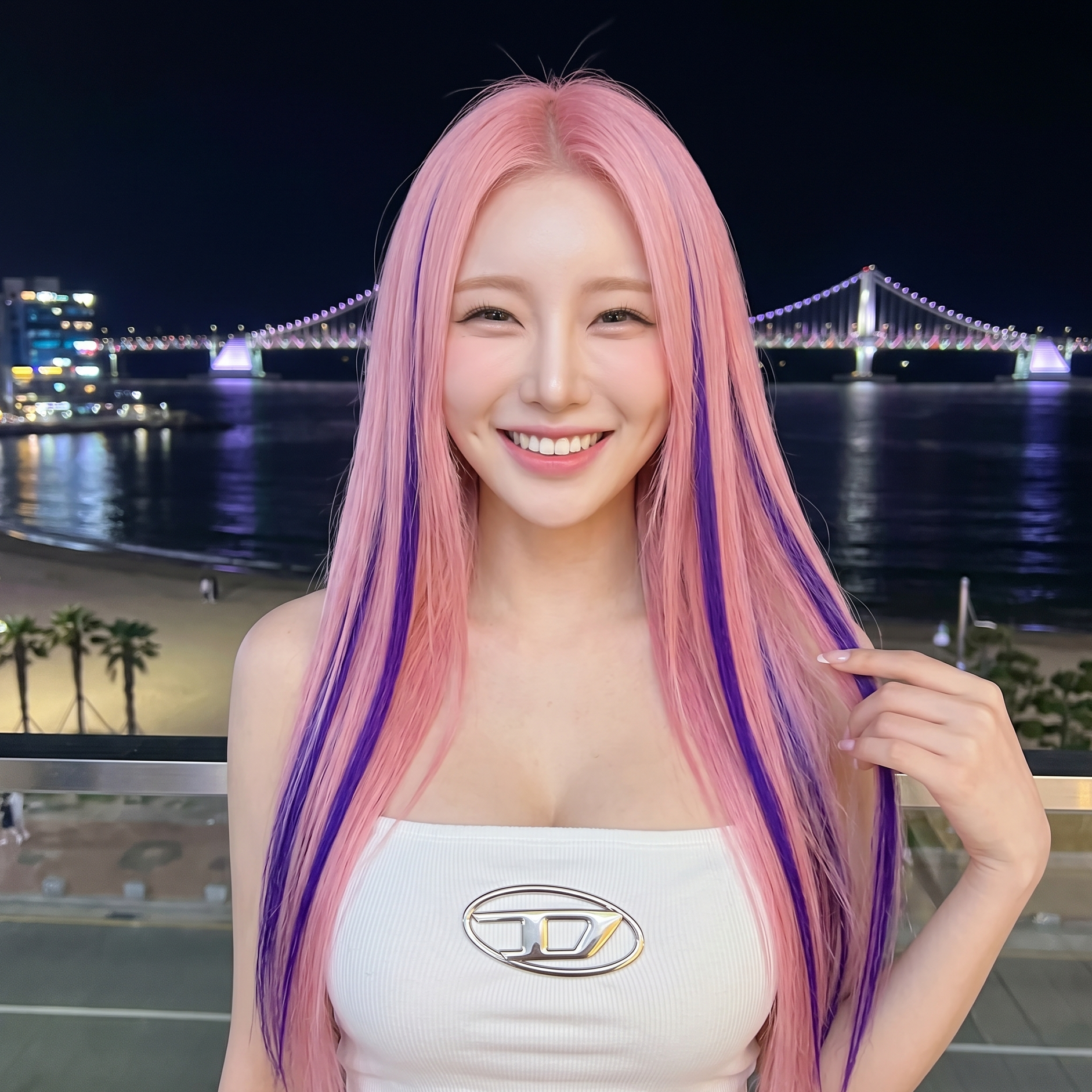 1mm Slim Braided Extensions at Bymond Gwangalli Busan — Dalnim's invisible Korean technique