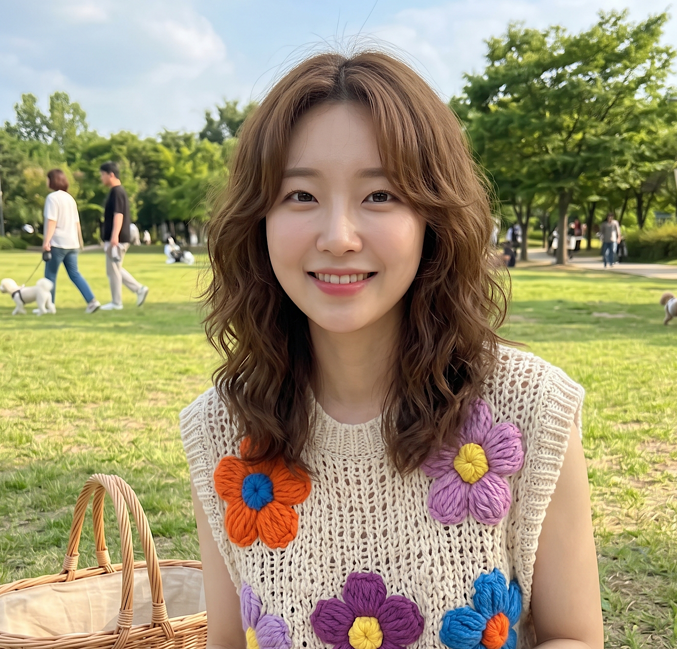 Long hippie wave Anna Seoul Bymond Gwangalli