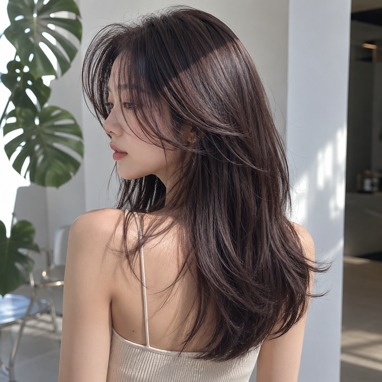 Face-framing layers Lisa SF at Bymond Gwangalli