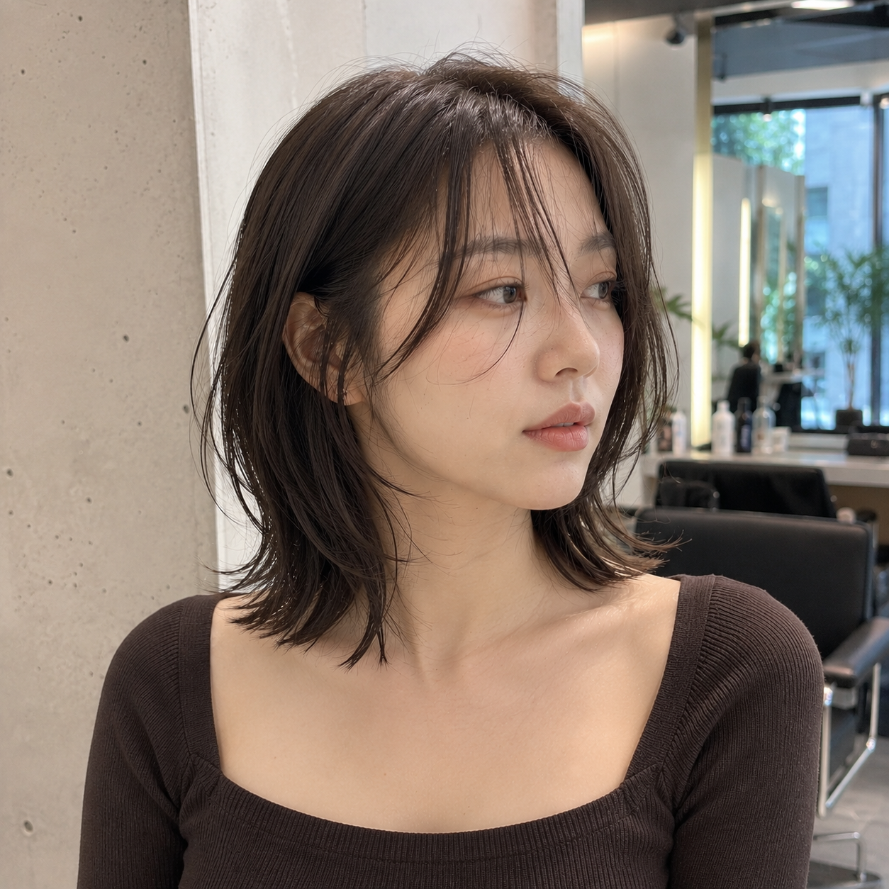 Wolf cut Sarah LA Bymond Gwangalli