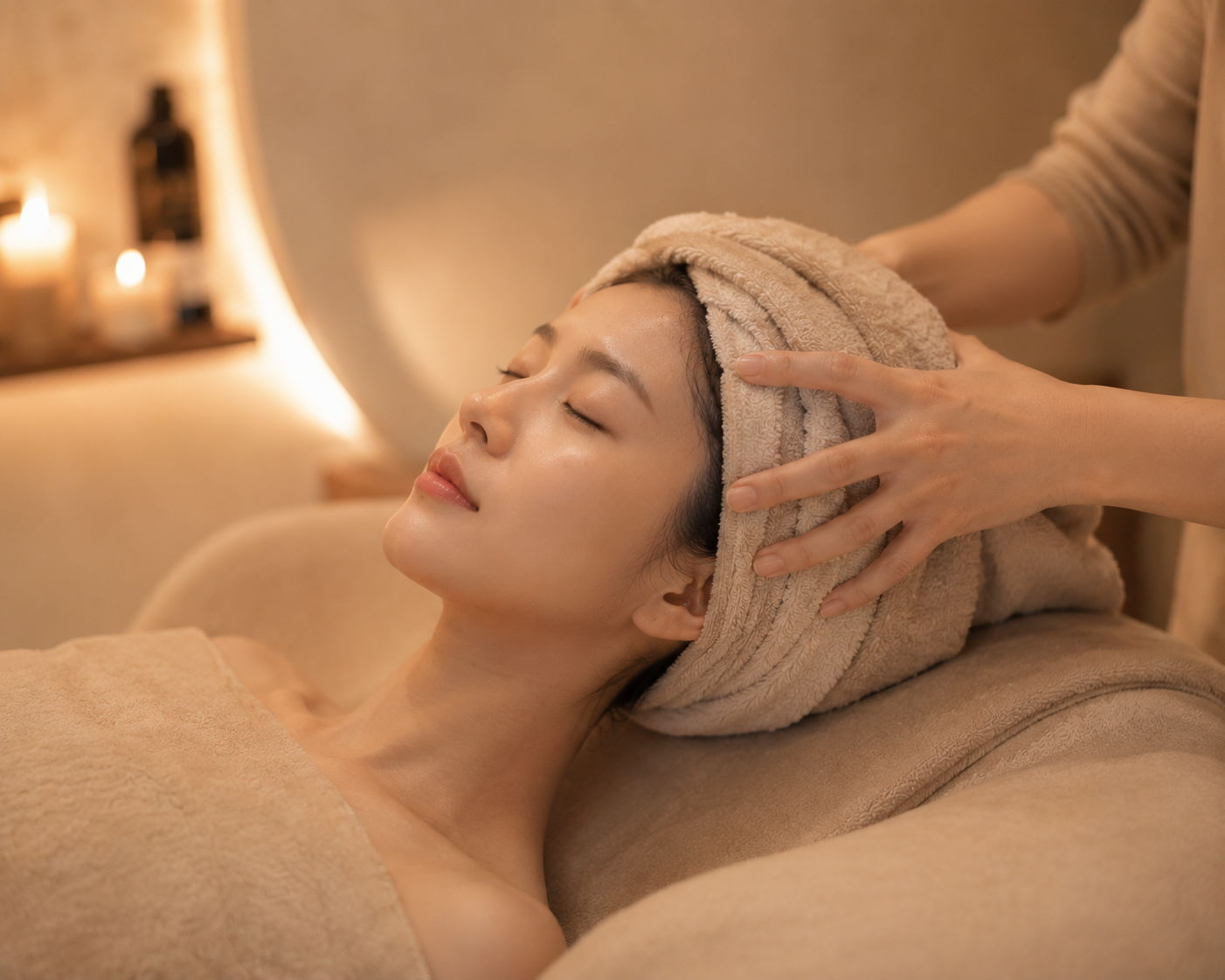 Intensive Korean Scalp Spa at Bymond Gwangalli Busan — therapeutic scalp treatment specialist