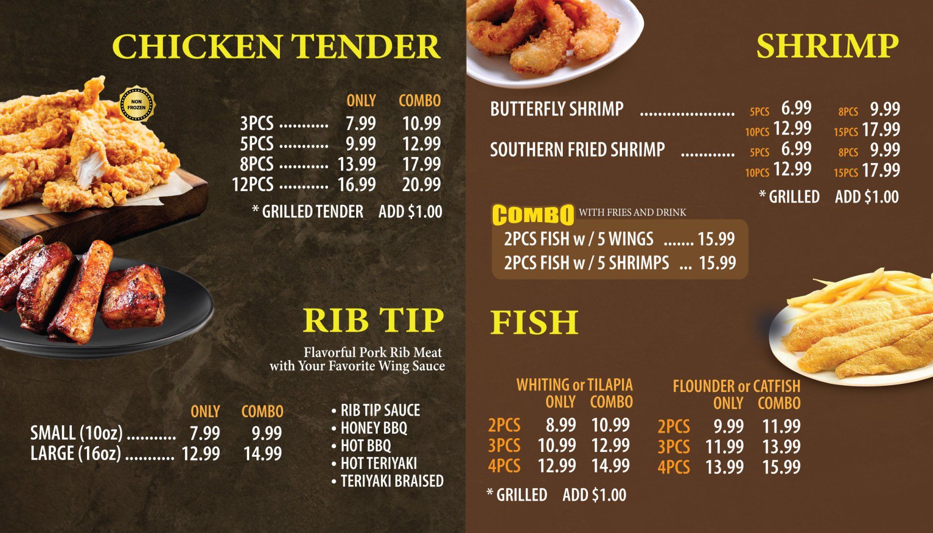 MENU Wing Fi Lawrenceville ga