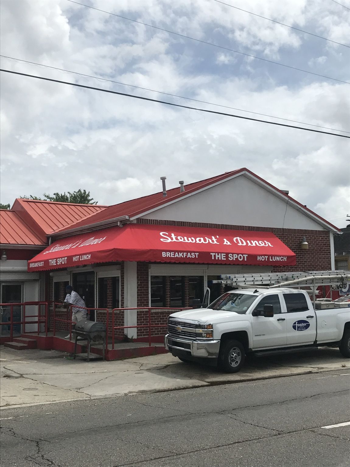 Foster Custom Awnings Gallery — Awnings Installed On A Restaurant in Chalmette, LA
