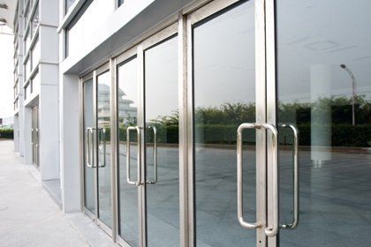 aluminium frame doors